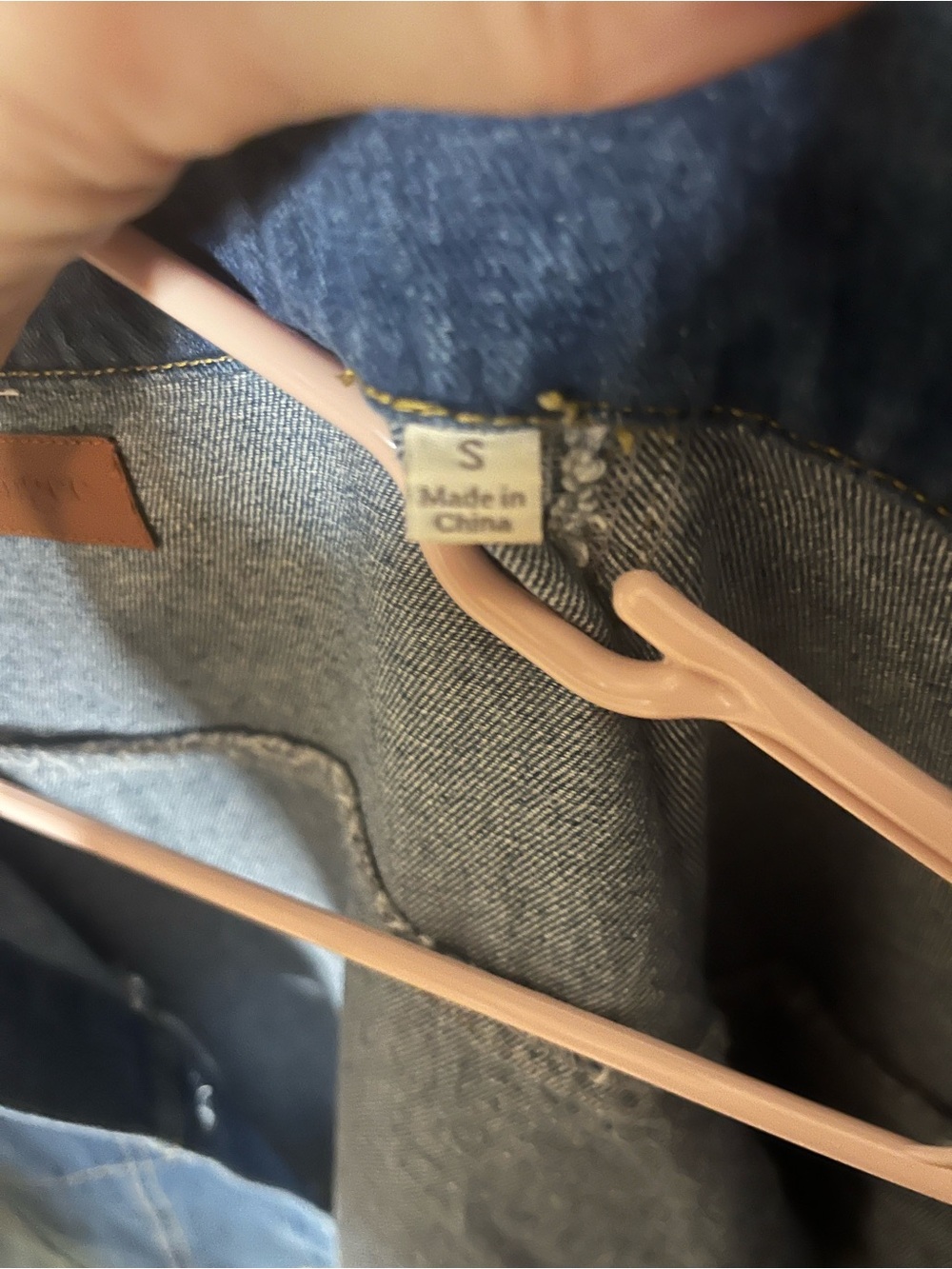 Umgee Denim Mixed Jacket Size S - Picture 11 of 12